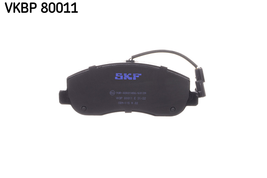 Brake Pad Set, disc brake - VKBP 80011 E SKF